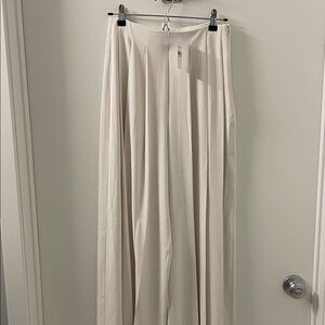 Ann Taylor winter white Palazzo Wide Leg Pants